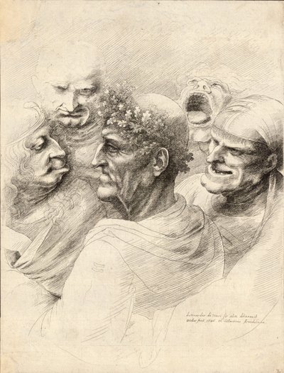 Five Men by Wenceslaus Hollar
